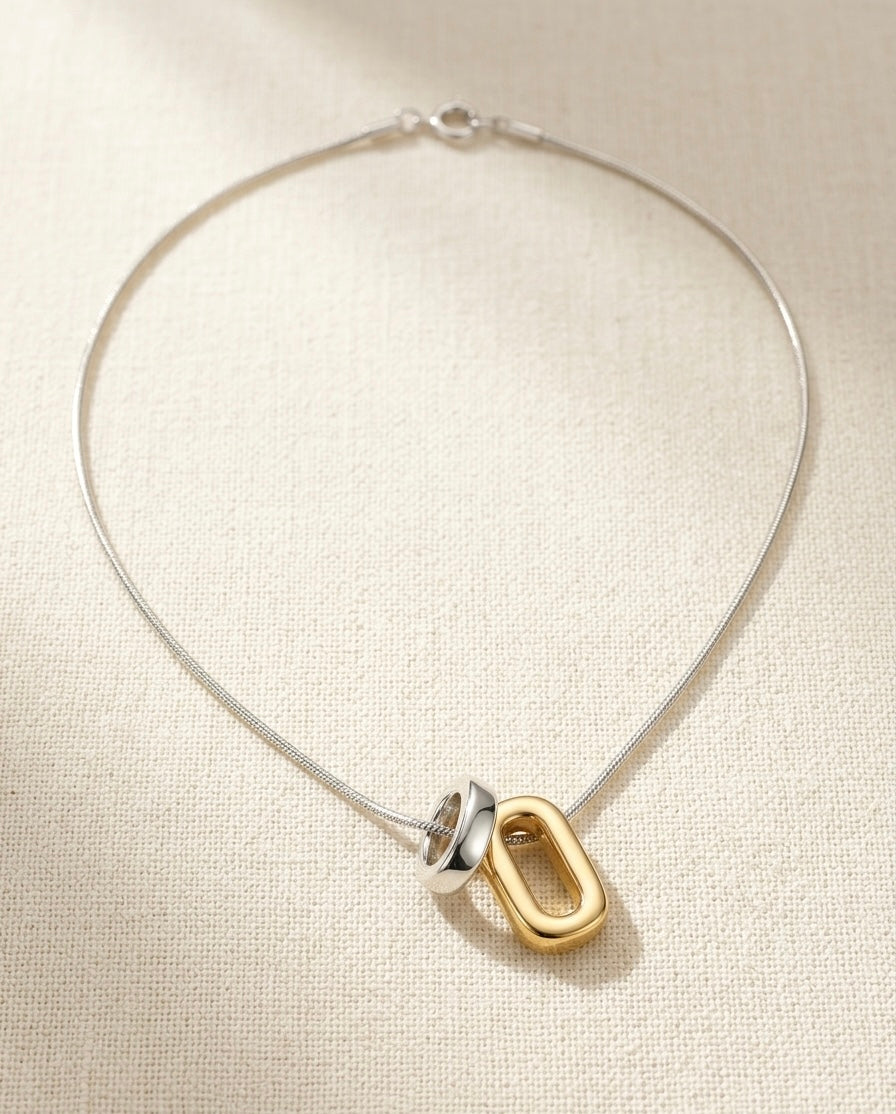 Duo Interlocking Necklace