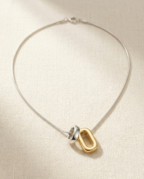 Duo Interlocking Necklace