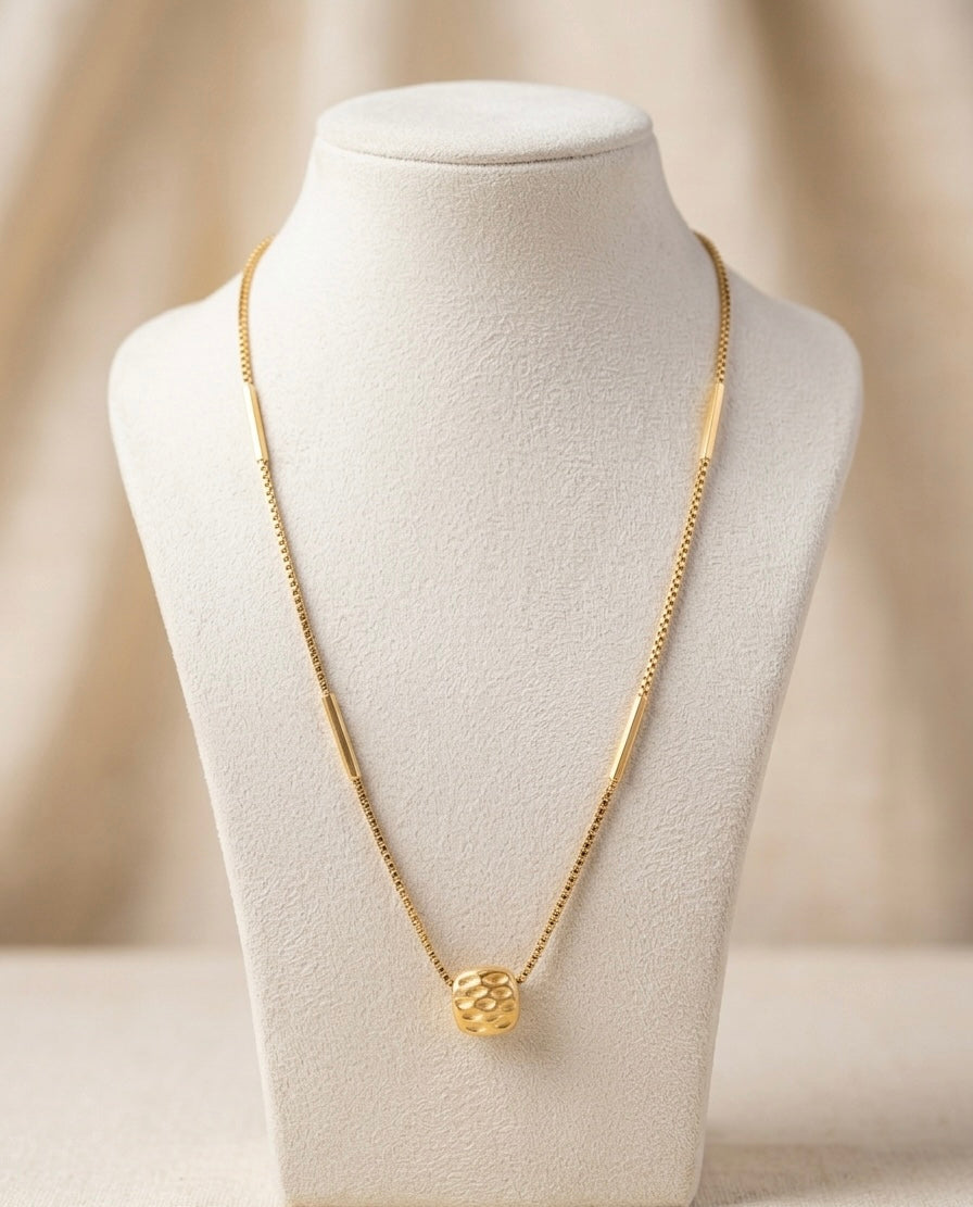 Gold Nuggets Necklace
