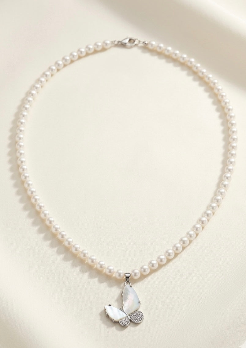 Pearl Wing Necklace