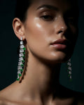 The Glint & Silver Green Earrings