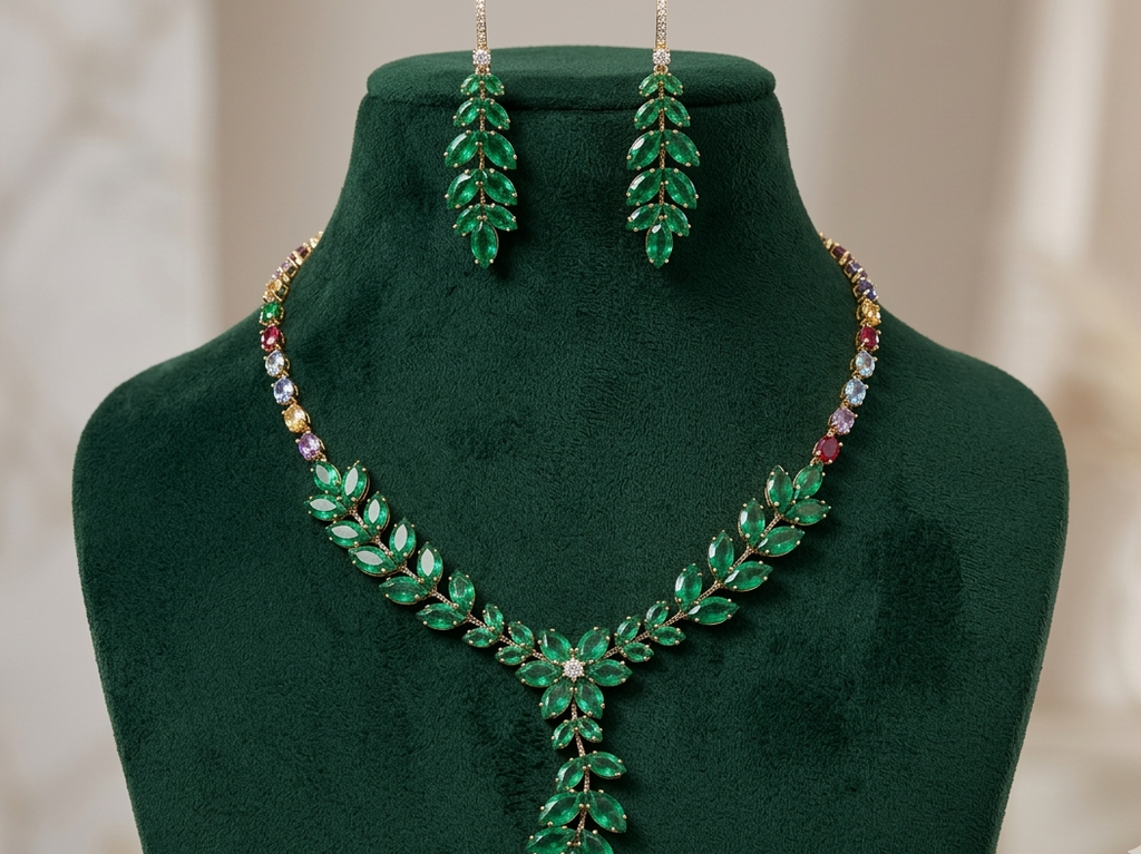 Green Envy Necklace Set