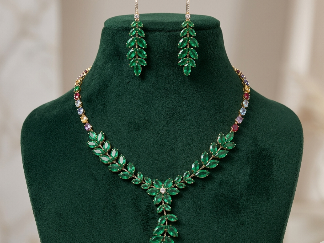 Green Envy Necklace Set