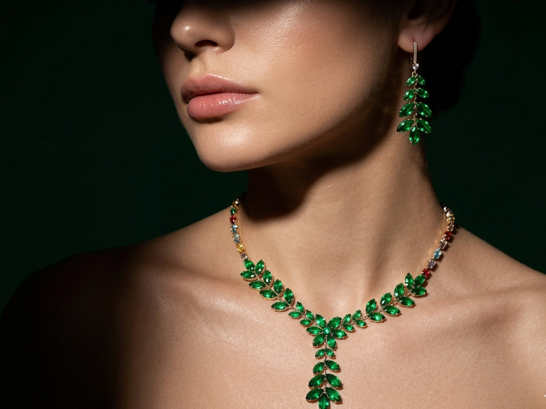 Green Envy Necklace Set