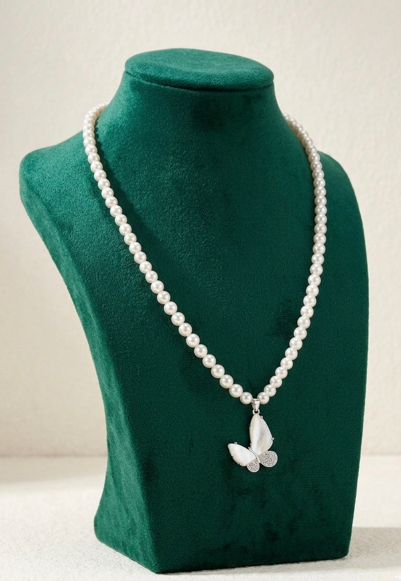 Pearl Wing Necklace