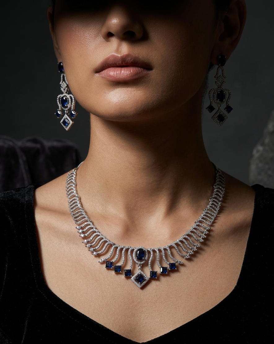 Celestia Diamond Necklace Set