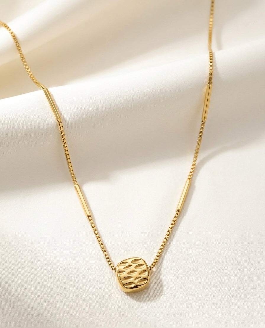 Gold Nuggets Necklace