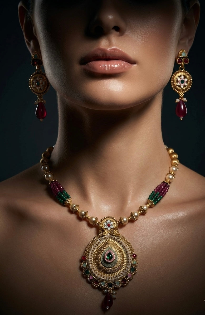 Rajvanshi Heritage Necklace Set