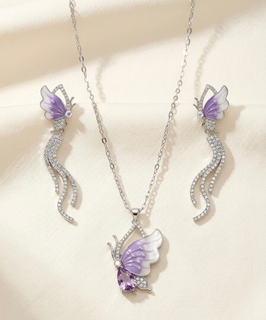 Lumivia Butterfly Charm Set