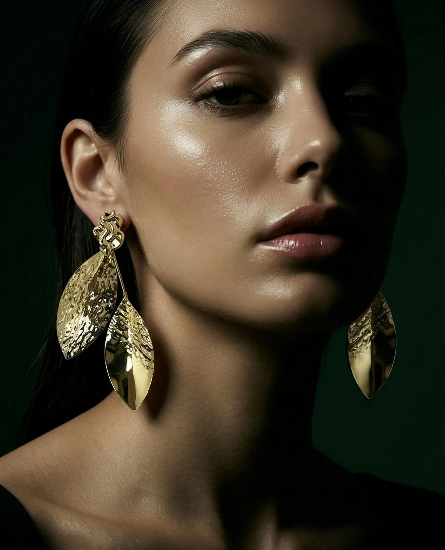 Golden Vine Earrings