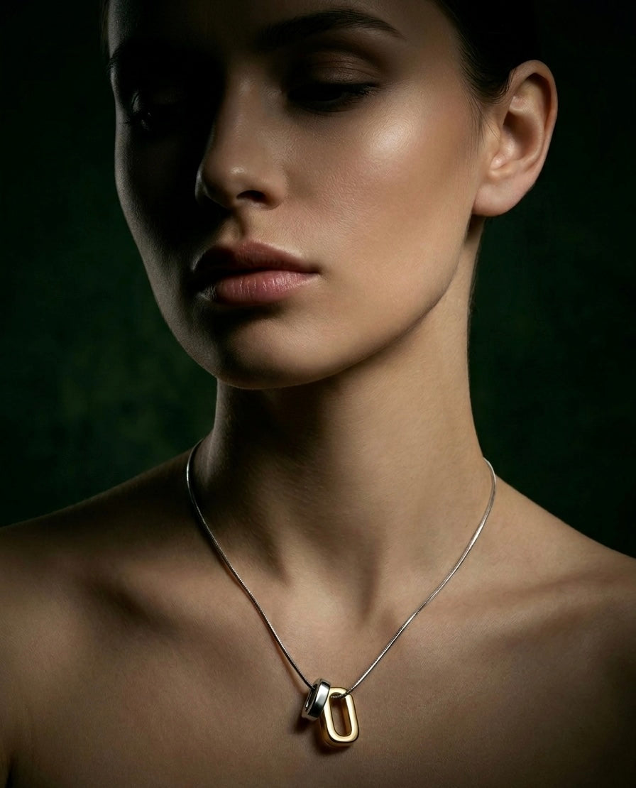 Duo Interlocking Necklace