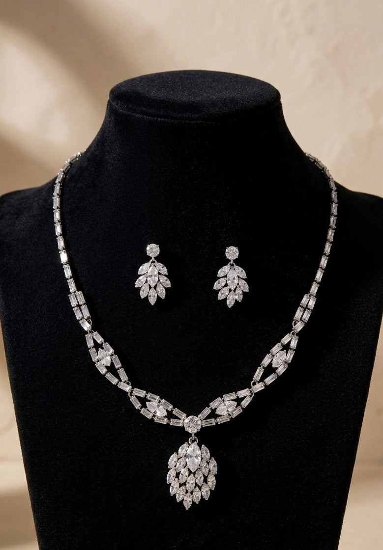 The Starlight CZ Necklace Set