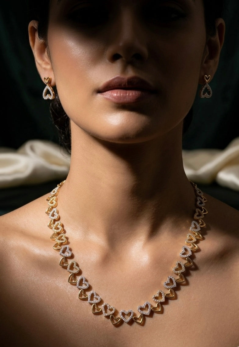 The Dual Tone Infinity Heart set