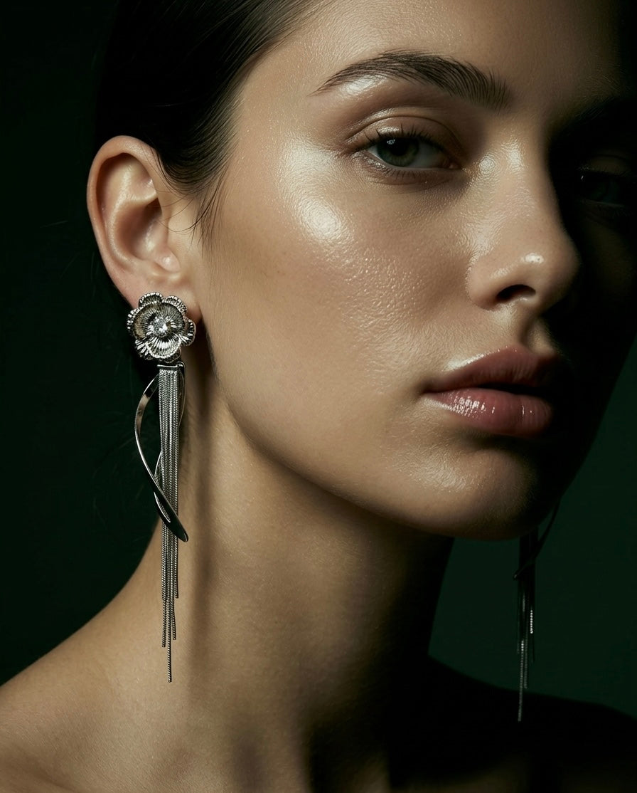 The Silver Helix Dangles