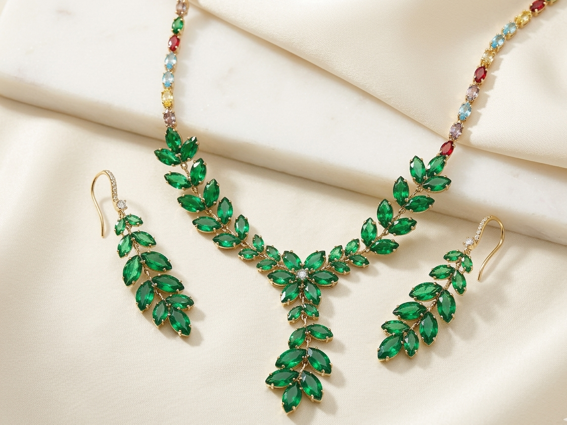 Green Envy Necklace Set