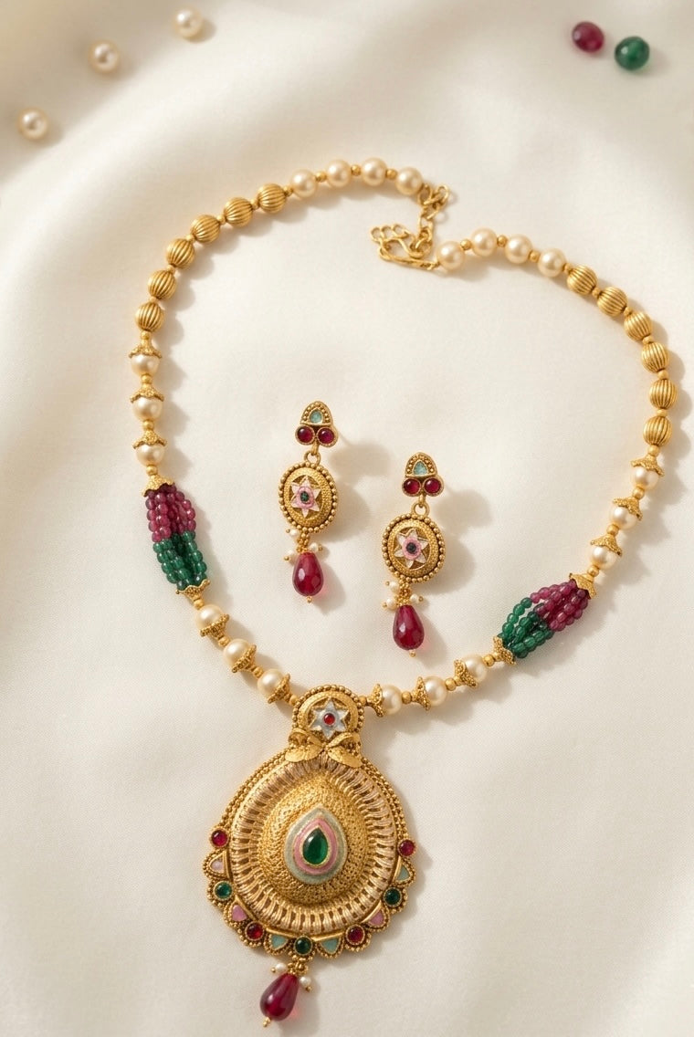 Rajvanshi Heritage Necklace Set