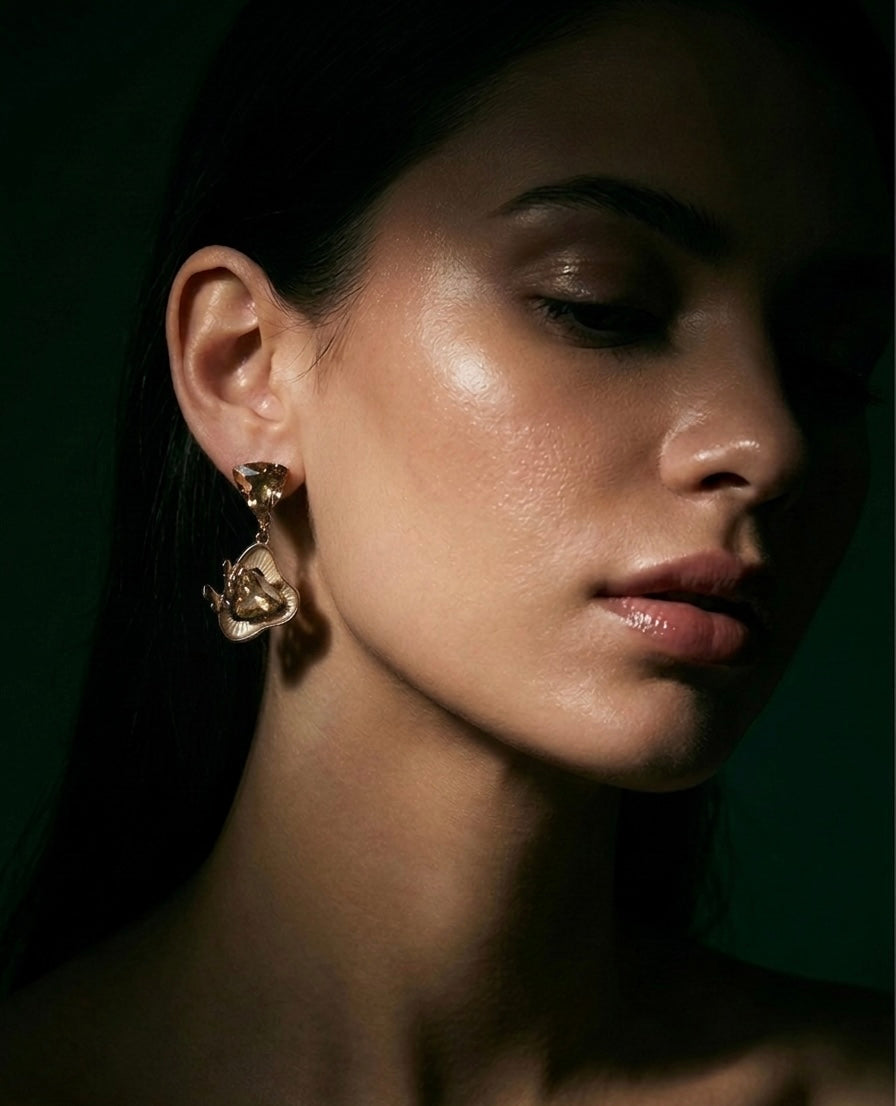 Topaz Flutter Drops Earrings