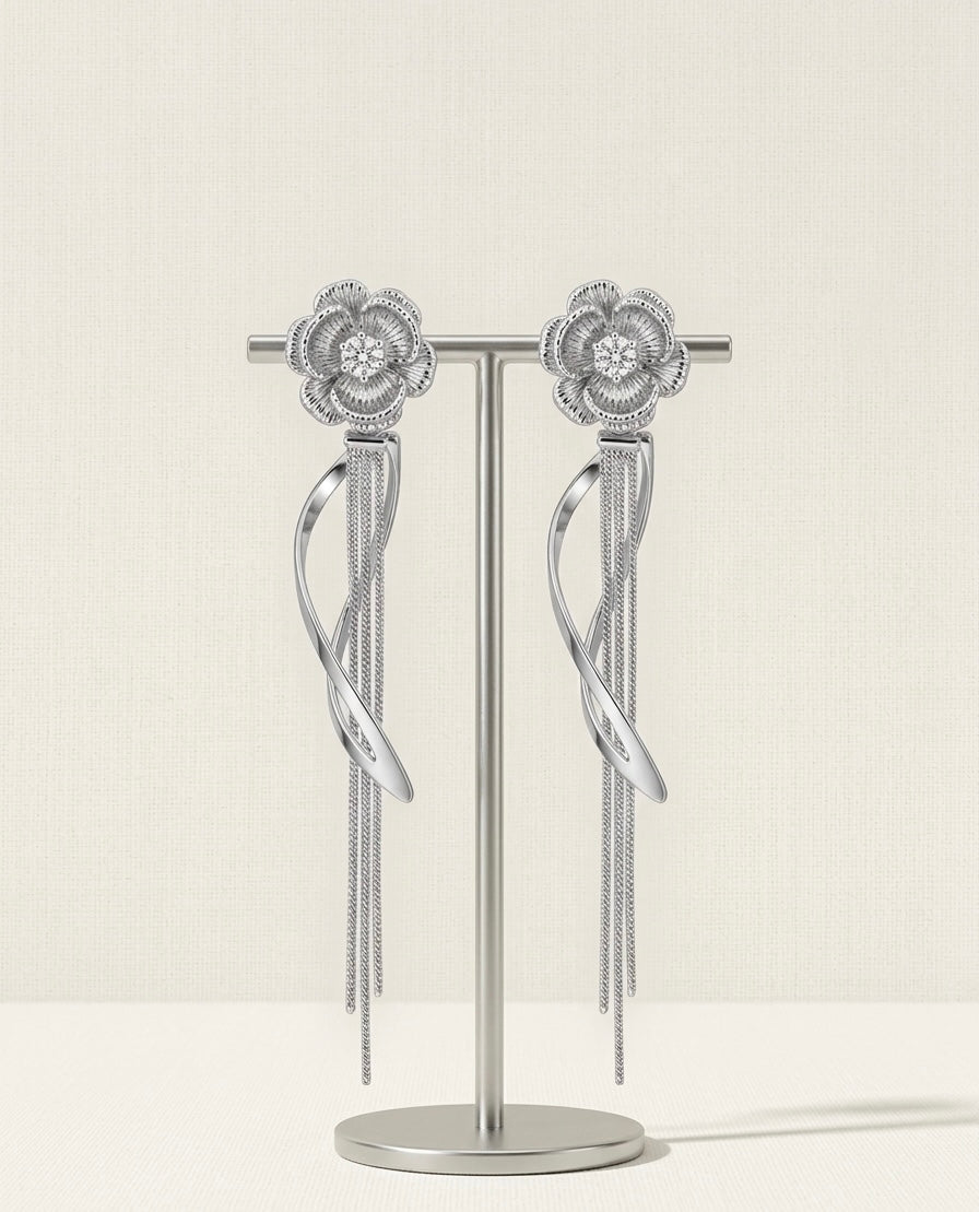 The Silver Helix Dangles