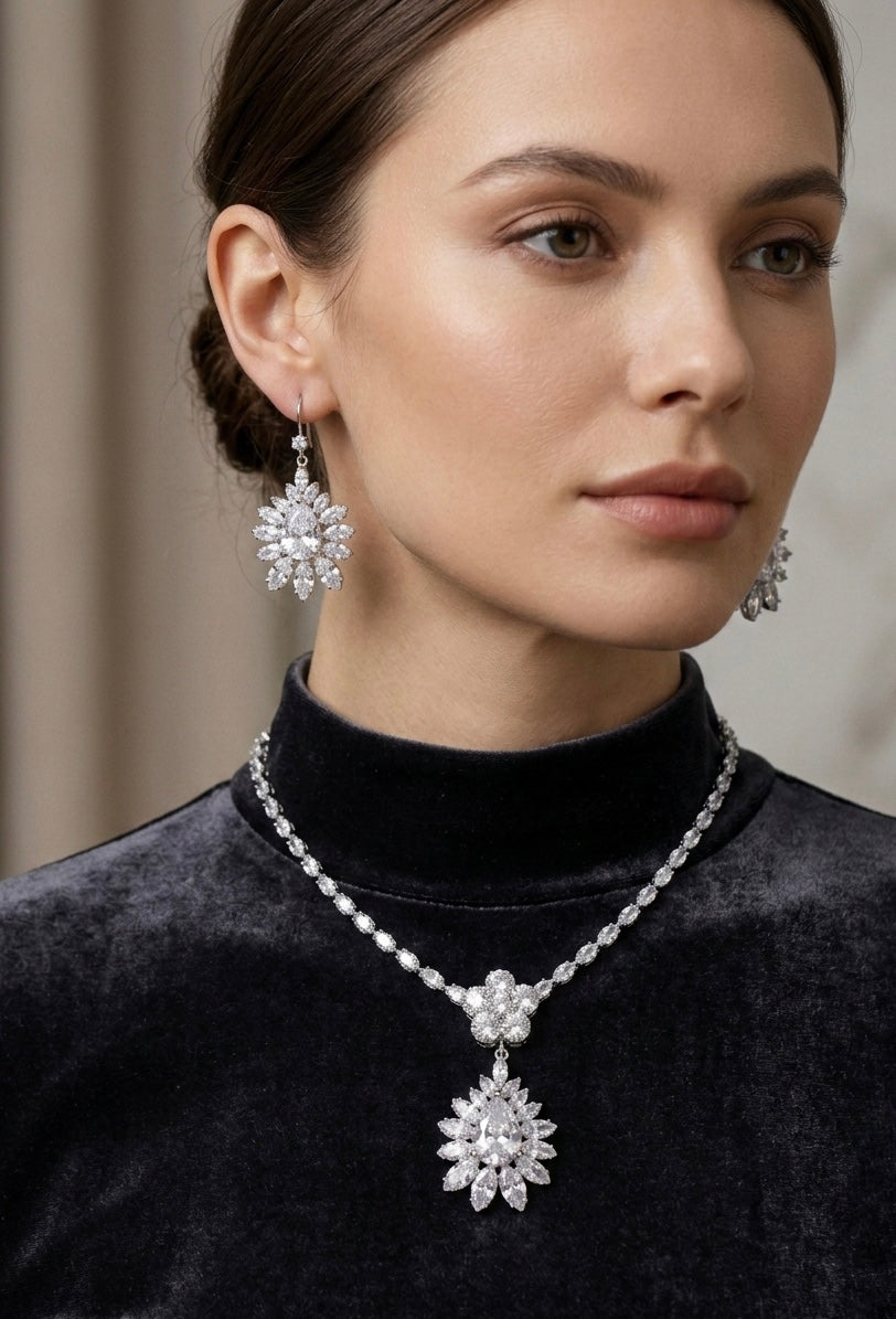 Elaris Diamond Drop Necklace Set