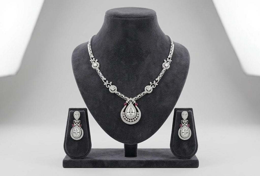 Majestic Pear Necklace Set