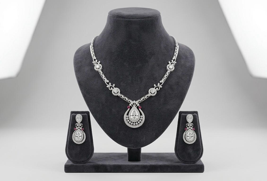 Majestic Pear Necklace Set
